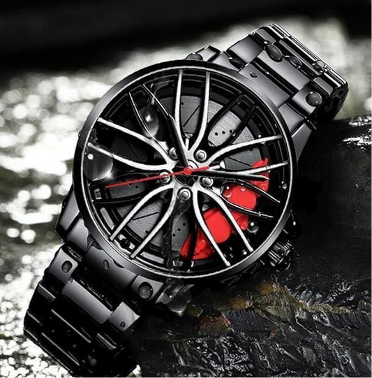 Stereoscopic Car Wheel Watch – A Bold Accessory for Car Enthusiasts